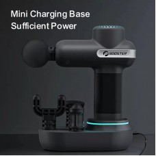 Компактний перкусійний масажер Booster Lightsaber Mini з зарядною станцією.