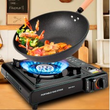 Переносная газовая плита с керамическим пьезоподжигом под газовый балон