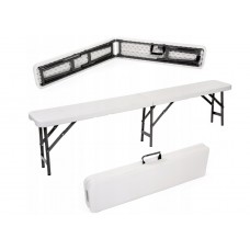 Лава, лавка розкладна садова туристична Польща 180см (біла) Лава, лавка розкладна садова туристична Польща 180см (біла)