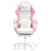 Дитяче геймерське крісло G892 з подушками та підставкою для ніг, Рожеве