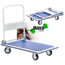 Платформний візок Garden Line (91,5 × 61,5 × 86 см) зі складною ручкою | вантажопідйомність - 300 кг (Польща) Платформний візок Garden Line (91,5 × 61,5 × 86 см) зі складною ручкою | вантажопідйомність - 300 кг (Польща)
