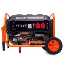 Генератор бензиновий 3,5 кВт Kraft&Dele KD162 AVR 12/230В, 1 фаза, 4-тактний, електричний та ручний запуск, бак 15 л (Польща)