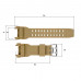 Ремінець для годинника Skmei 1343KH Khaki