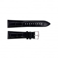 Шкіряний ремінець Premium 18х16 мм. Black Шкіряний ремінець Premium 18х16 мм. Black