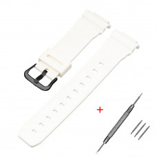 Ремінець для Casio G-Shock DW-6900 White BK Ремінець для Casio G-Shock DW-6900 White BK