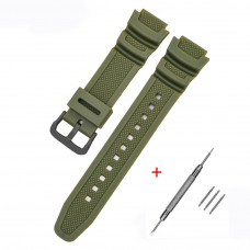 Ремінець для Casio G-Shock AE-1000/1200 Army Green BK Ремінець для Casio G-Shock AE-1000/1200 Army Green BK