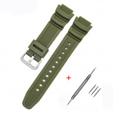 Ремінець для Casio G-Shock AE-1000/1200 Army Green SI Ремінець для Casio G-Shock AE-1000/1200 Army Green SI