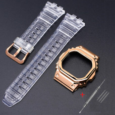 Ремінець + безель (рант) для Casio G-Shock GMW-B5000 Transp RG Ремінець + безель (рант) для Casio G-Shock GMW-B5000 Transp RG