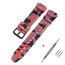 Ремінець для Casio G-Shock AQ-S800/AE-1200 Camo Red BK Ремінець для Casio G-Shock AQ-S800/AE-1200 Camo Red BK
