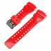 Ремінець для Casio G-Shock GA-100/110/120 Red-Glossy BK Ремінець для Casio G-Shock GA-100/110/120 Red-Glossy BK