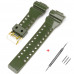 Ремінець для Casio G-Shock GA-100/110/120 Army Green-Glossy GD Ремінець для Casio G-Shock GA-100/110/120 Army Green-Glossy GD