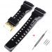 Ремінець для Casio G-Shock GA-100/110/120 Black-Glossy GD Ремінець для Casio G-Shock GA-100/110/120 Black-Glossy GD