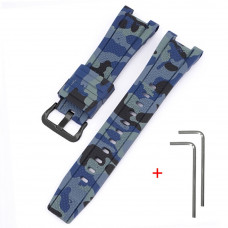 Ремінець для Casio G-Shock GST-W300 Camo Dark Blue BK Ремінець для Casio G-Shock GST-W300 Camo Dark Blue BK