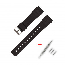 Ремінець для Casio G-Shock C-type 16mm Black SI Ремінець для Casio G-Shock C-type 16mm Black SI