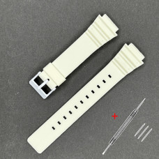 Ремінець для Casio MRW-200H 18mm White SI Ремінець для Casio MRW-200H 18mm White SI