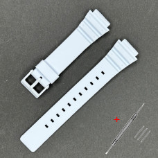 Ремінець для Casio MRW-200H 18mm Snow-White SI Ремінець для Casio MRW-200H 18mm Snow-White SI