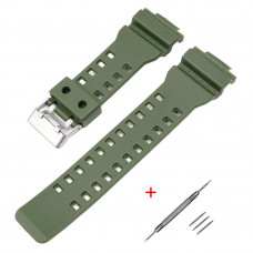 Ремінець + монтажні інструменти для Casio G-Shock GA-100/110/120/140/150/200/300/400/700, GD-100/110 Ремінець + монтажні інструменти для Casio G-Shock GA-100/110/120/140/150/200/300/400/700, GD-100/110