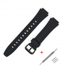 Ремінець для Casio G-Shock W-800H Black BK Ремінець для Casio G-Shock W-800H Black BK