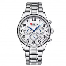 Curren 8466 Silver-White Curren 8466 Silver-White