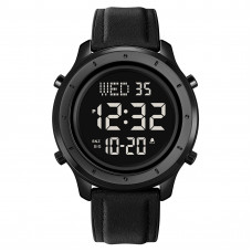 Skmei 1864LBKBK Black-Black Leather SALE
