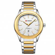 Curren 8474 Silver-Gold-White Curren 8474 Silver-Gold-White