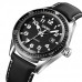 Skmei 9232LSIBK Silver-Black Leather