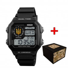 Patriot 010BKUAGD Тризуб золото Чорні + Коробка.