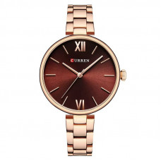 Curren 9017 Rose Gold-Red