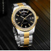 Forsining 6919 Silver-Gold-Black Steel