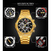 Forsining 6914 Gold-Black Steel
