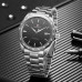 Forsining 8294 Silver-Black Steel