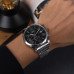 Forsining 8304 Silver-Black Steel