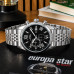 Forsining 8304 Silver-Black Steel