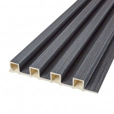 Рейка декоративна WPC стінова 3000х160х23мм Графіт SW-00001529