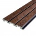 Рейка декоративна PS 2900х115х12мм Темно-коричневий із золотими вкрапленнями SW-00001737