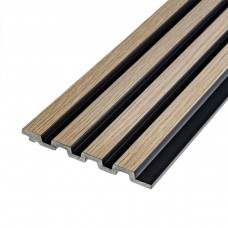 Рейка декоративна PS 2900х119х12мм Дуб з графітом SW-00001738