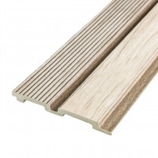 Рейка декоративна PS 2900х118х12мм Світле дерево SW-00001750