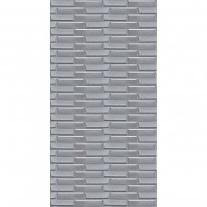 Самоклеюча 3D панель 3080x700x5мм Кладка Срібло SW-00001760 Самоклеюча 3D панель 3080x700x5мм Кладка Срібло SW-00001760