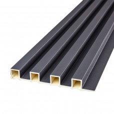 Рейка декоративна WPC стінова 3000х160х23мм Чорна SW-00001861 Рейка декоративна WPC стінова 3000х160х23мм Чорна SW-00001861