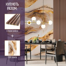 Рейка декоративна WPC стінова 3000х160х23мм Мармур SW-00001862