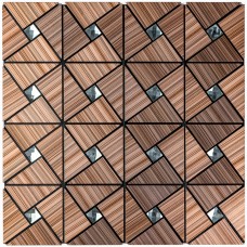 Самоклеюча алюмінієва плитка 300х300х3мм Бронза SW-00001927 Самоклеюча алюмінієва плитка 300х300х3мм Бронза SW-00001927