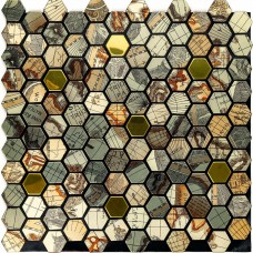 Самоклеюча алюмінієва плитка 300х300х3мм Золота луска SW-00001934 Самоклеюча алюмінієва плитка 300х300х3мм Золота луска SW-00001934