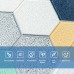 Панель стінова 3D 700х700х4мм Мозаїка синьо-жовта SW-00002016