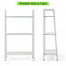 Стелаж-етажерка триярусний з металу 60х33х110см Білий SW-00002103