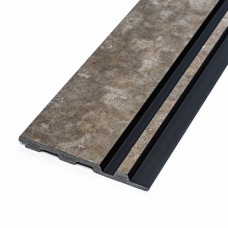 Рейка декоративна PS 2900х115х12мм Сіро-коричневий із золотими вкрапленнями SW-00002138