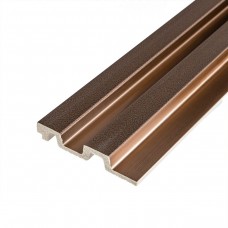 Рейка декоративная PS 2900х120х20мм Под коричневую кожу с бронзой SW-00002147- Рейка декоративная PS 2900х120х20мм Под коричневую кожу с бронзой SW-00002147-