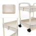 Етажерка мобільна триярусна універсальна пластикова 41х25х72см Слонова кістка SW-00002435 Етажерка мобільна триярусна універсальна пластикова 41х25х72см Слонова кістка SW-00002435