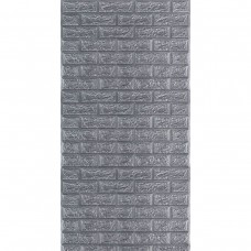 R017-2 Панель стінова в рулоні 3D 700х3080х2мм Сіра Цегла (D) SW-00002535 R017-2 Панель стінова в рулоні 3D 700х3080х2мм Сіра Цегла (D) SW-00002535