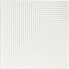 Самоклеюча декоративна 3D панель Бамбук Білий 500х500х5мм SW-00002877