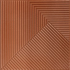 Самоклеюча декоративна 3D панель 500х500х5мм Коричневий SW-00002880